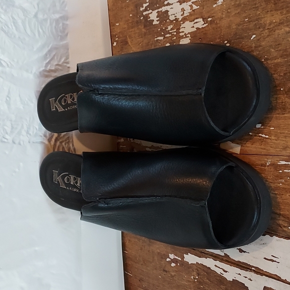 Korks By Kork Ease Open Toe Mule Heel Size 9 - Picture 2 of 5